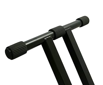 折りたたみ式キーボードスタンド ブラック KIKUTANI KS-29 (ブラック) キーボードスタンド スチール製 X型